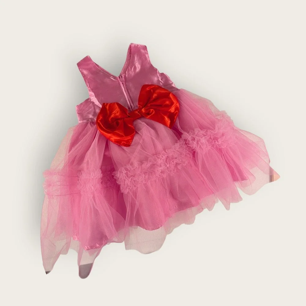 The Grinch Dr Seuss Pink Cindy Lou Who Tulle Party Dress Girls 3T New
